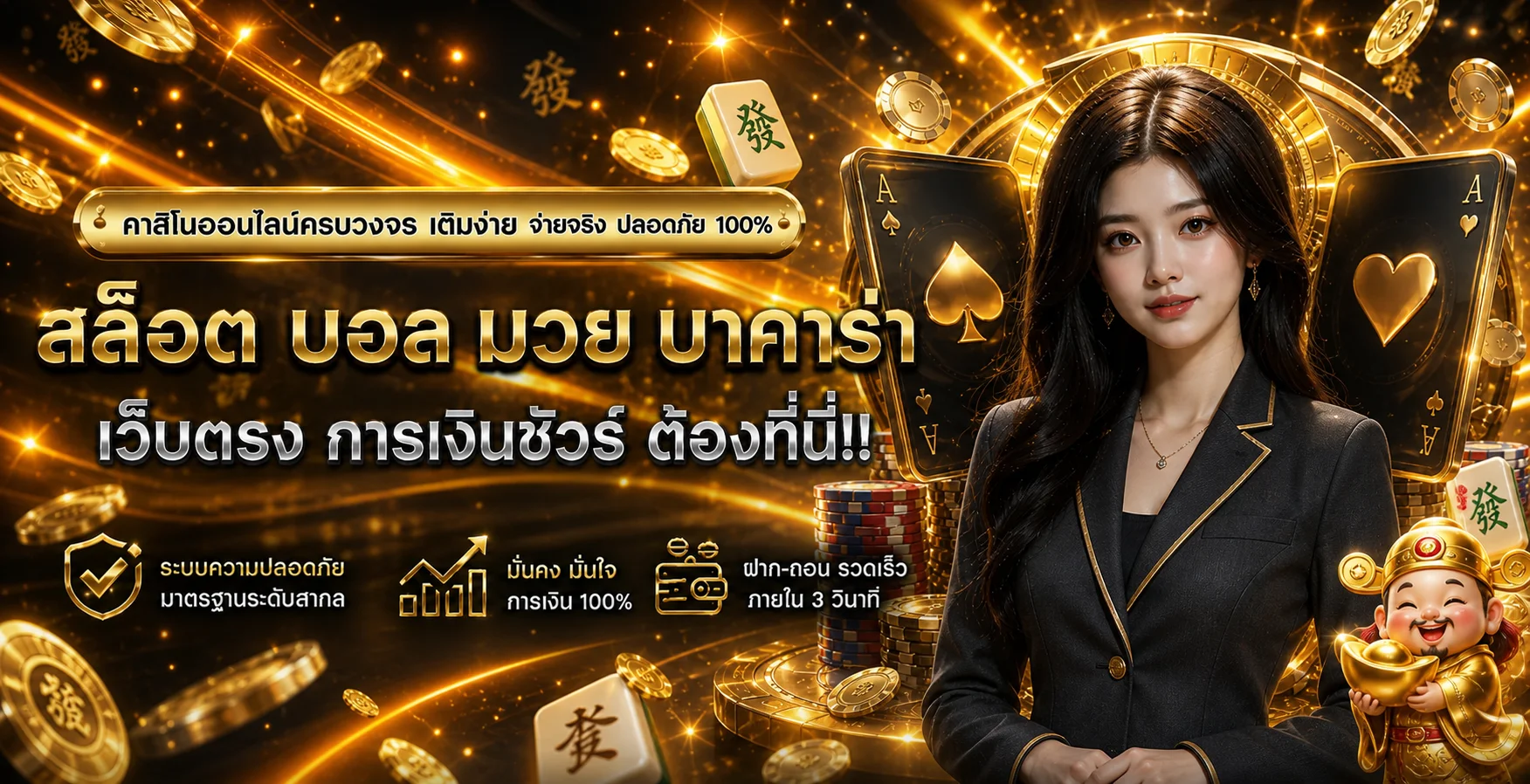 แชมป์89 คาสิโน สล็อต บาคาร่า พร้อมมาสคอตเกมโทนส้มทอง